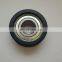 Plastic-Coated ball bearing 6203 ZZ pulley PU rubber coated bearing 17X47x16mm