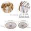 Hot Sale Round Woven Whit Wash Water Hyacinth Straw Wall Decor Baskets set 2 Wholesale Vietnam Manufacturer