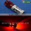 high power 3156 50w creechip 3157 led car lamp t25 red color