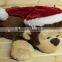 plush monkey with santa hat/decoration toys monkey toy