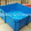 Tarpaulin Waterproof Flexible fish ponds , folding fish tanks