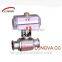 sanitary stainless steel pneumatic ball valve