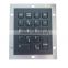 Manufacturer metal keys access control system black metal keypad
