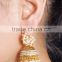 Indian Gold Look Brass Pearl Jhumki