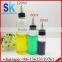 60ml 120ml transparent pet bottle with twist flip top cap