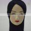Color splice cotton Muslim headscarf , easy and fashion