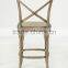Antique Wooden Bistro Armless Barstool/ High chair(KY-3045-2-OAK)