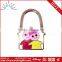 diamante pink metal portable bag hook/plastic bag hanger