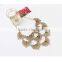 Retro design alloy jewelry hollowed-out wing multilayer statement necklace