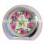 Plastic alarm clock, lovely wake up clock,