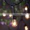 Hot sales ! 48ft Holiday Outdoor Lighting String with E27 sockets made in china