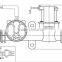 Water plastic Hall flow sensor meter valve