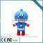 Wholesale Captain Americal USB Flash Drive for Xmas Gifts