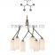 2015 America antique brass metal and fabric chandelier lighting