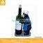 Hot Sale Home Bar Decoration Resin Black Bear Wine Bottle Rack