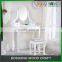 1 Drawer White Antique Bedroom Design Dressing Table