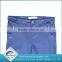 Custom Factory Price Fashion roman fabric blue pants with zipper