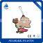 2016 most popular custom shape soft pvc 2d keychain rubber keyring