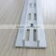 Double Lines Long Square Hole Aluminum Slotted Channel