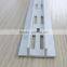 Double Lines Long Square Hole Aluminum Slotted Channel