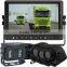 9" 4-Split LCD Rear View Reverse Camera Video System For School Bus, Trucks Farm