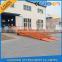 Used Adjustable Safety Chain Container Industrial Yard Ramp