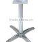 Modern cheap metal outdoor dining table base F2