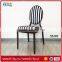 wholesale stackable hotel round back aluminum banquet chair