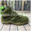 Leather army green jungle combat tactical army military boots and shoes