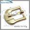 small 18mm real gold plated fashion pin buckle for lady dress