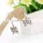 Drop Earrings Sliver Plated Butterfly Shaped Vintage Dangle Earring for Women