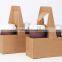 Disposable 4 paper cup holder coffee cup carrier