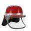 PP!Plastic Fire helmet with cover sale for adult