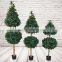 Potted Artificial Bell Topped Topiary Tree