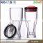 Bpa free promotion14oz clear acrylic tumblers with straw