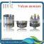 vulcan rda atomizer with 3 gold +ss higher posts