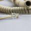 Modular 6P2C round extension telephone spiral cable