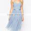 2015 fashion midi tulle skirt