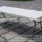 HDPE 8FT blow molding plastic dining table for restaurant/high quality plastic table with removable legs for meeting