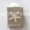 Decorative gray tissue box cover-no 1