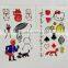 custom small cute cartoon temporary tattoo holiday waterproof tattoo sticker