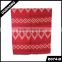 D074-B Hot Sale Red Scarf Dobby Style Scarf Acrylic Polyester Scarves