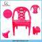 Blue Armrest Dining Chairs