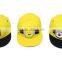 Hot selling fashion minion baseball cap making machine 100% cotton hiphop hat