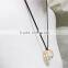 Goldtone Star Ball Cage Clear Diamond w/ Black String Pendant Necklace 2016 Fashion Style Wholesale