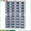 Taiwan High Quality Non-Slip Plastic PS ABS 20 Drawer Steel Spare Part Classification Cabinet