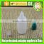 PE E juice e liquid empty bottles with childproof cap and thin dropper
