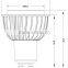 Singapore UL Certified 6W 8W Dimmable GU10 PAR16 Directional LED Spotlight Lamp,COB LED, UL Retrofit GU10 PAR16 LED Spotlight