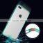 Plastic with rubber tpu+pc dye sublimation blank cell phone case for iPhone 7 plus