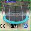 10ft round trampoline with inside safety net for commercial and home use